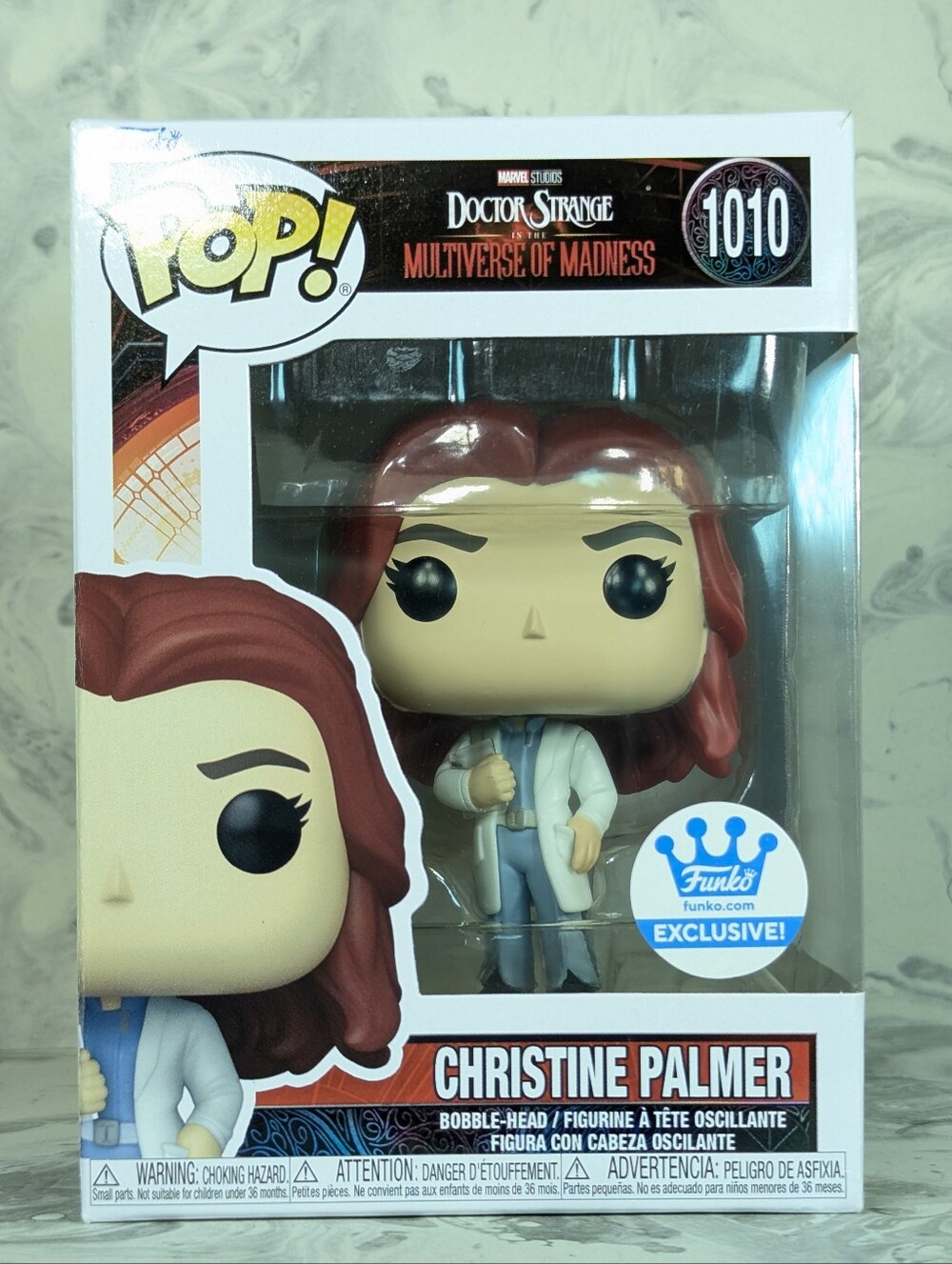 Funko Pop Doctor Strange Christine Palmer 1010 Funko Exclusive Minor Box Damage